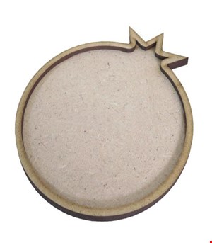 بیس خام mdfطرح انار لبه دار